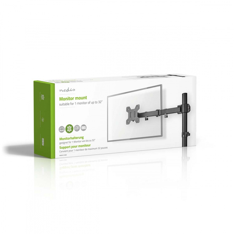 Nedis Ergonomisk Skærmbeslag | 1 Skærm(e) | 15 - 32 