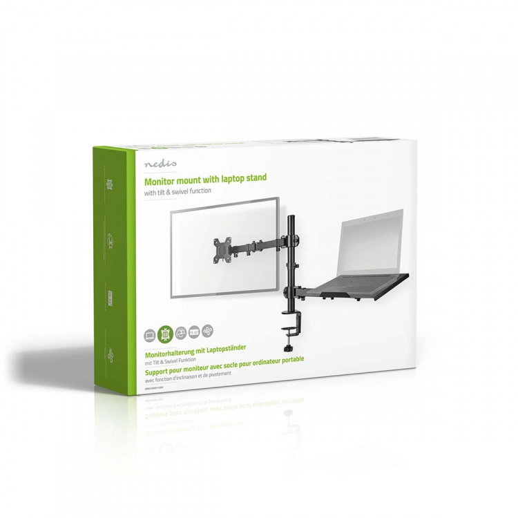 Nedis Ergonomisk Skærmbeslag | Notebook | 1 Skærm | 15 - 32 