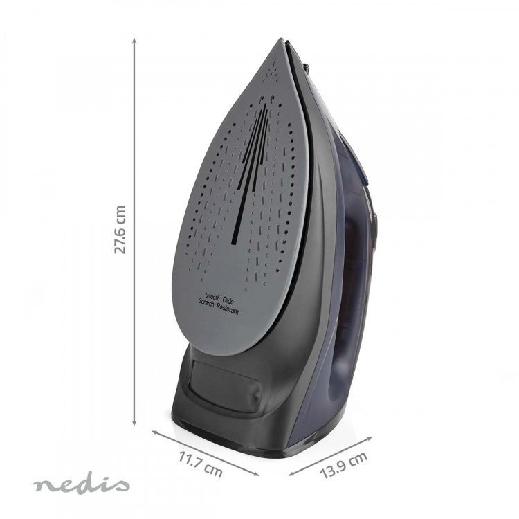 Nedis Strygejern | 2200 W | 25 g/m | Damp skud | Keramisk | 0.26 l