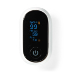 Nedis SmartLife Puls Oximeter | Bluetooth® | LED | Auditiv alarm / Iltmætning (SpO2) / Interferens mod bevægelser / Perfusionsindeks / Pulsfrekvens / Sensor med høj præcision | Hvid Nedis SmartLife Puls Oximeter | Bluetooth® | LED | Auditiv alarm / Iltmætning (SpO2) / Interferens mod bevægelser / Perfusionsindeks / Pulsfrekvens / Sensor med høj præcision | Hvid