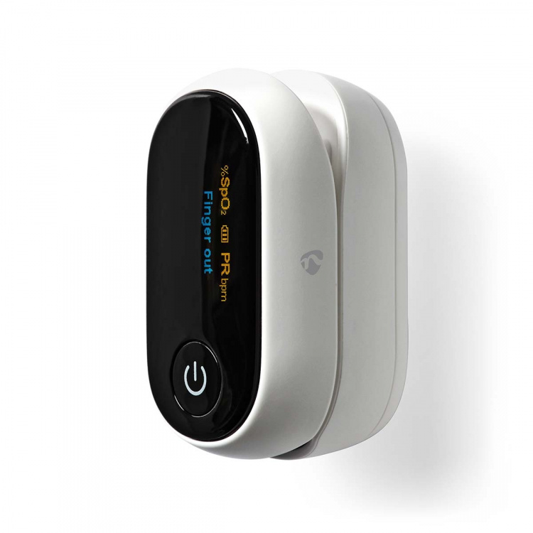 Nedis SmartLife Puls Oximeter | Bluetooth® | LED | Auditiv alarm / Iltmætning (SpO2) / Interferens mod bevægelser / Perfusionsindeks / Pulsfrekvens / Sensor med høj præcision | Hvid Nedis SmartLife Puls Oximeter | Bluetooth® | LED | Auditiv alarm / Iltmætning (SpO2) / Interferens mod bevægelser / Perfusionsindeks / Pulsfrekvens / Sensor med høj præcision | Hvid