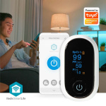 Nedis SmartLife Puls Oximeter | Bluetooth® | LED | Auditiv alarm / Iltmætning (SpO2) / Interferens mod bevægelser / Perfusionsindeks / Pulsfrekvens / Sensor med høj præcision | Hvid Nedis SmartLife Puls Oximeter | Bluetooth® | LED | Auditiv alarm / Iltmætning (SpO2) / Interferens mod bevægelser / Perfusionsindeks / Pulsfrekvens / Sensor med høj præcision | Hvid
