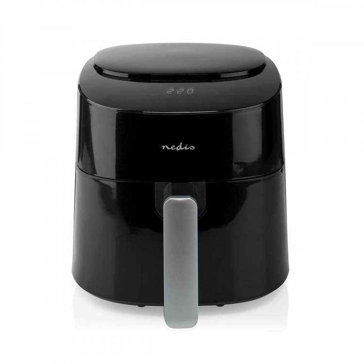Nedis Hot Air Fryer | 4,2 l | Timer: 240 min | Antal forudindstillede programmer: 8 | Digital | Sort