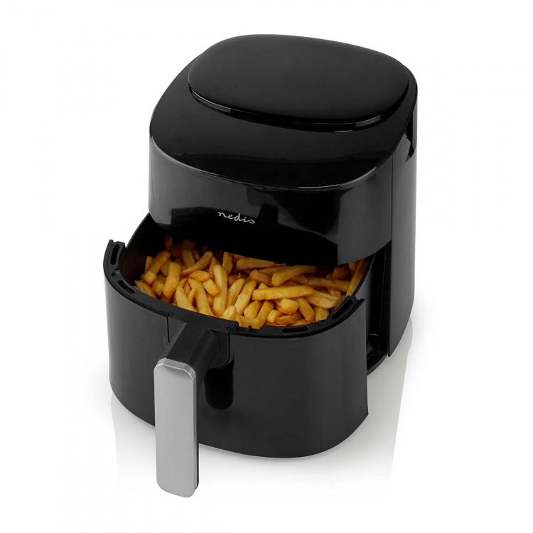Nedis Hot Air Fryer | 4,2 l | Timer: 240 min | Antal forudindstillede programmer: 8 | Digital | Sort