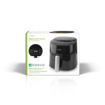 Nedis Hot Air Fryer | 4,2 l | Timer: 240 min | Antal forudindstillede programmer: 8 | Digital | Sort