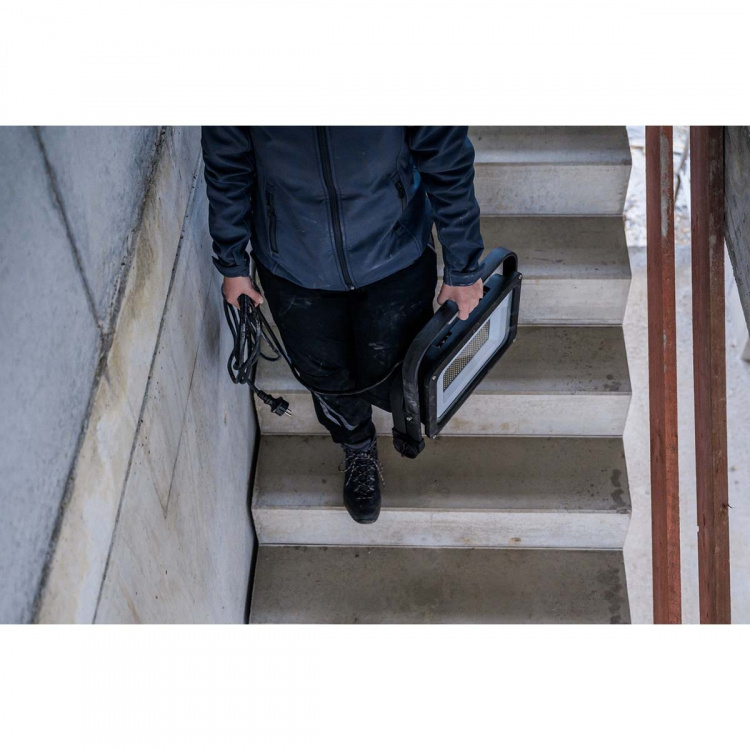 brennenstuhl Mobil LED-konstruktionslampe JARO 20060 M / LED-arbejdslampe 150W til udvendig (LED-projektør med 5m kabel, LED-nødbelysning med 17500lm lavet af aluminium af høj kvalitet, dæmpbar, IP65)