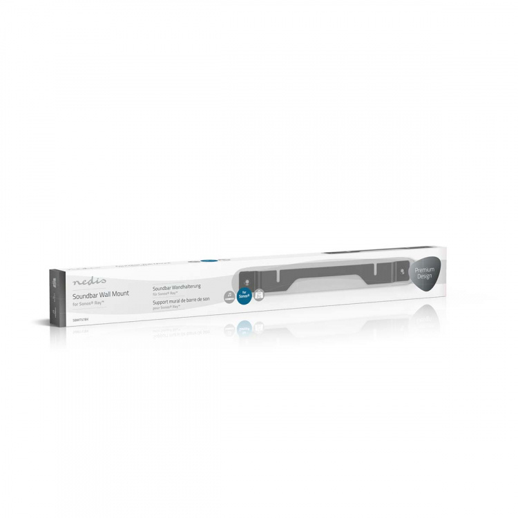 Nedis Soundbar Beslag | Kompatibel med: Sonos® Ray™ | Væg | 2 kg | Fast | ABS / Stål | Sort