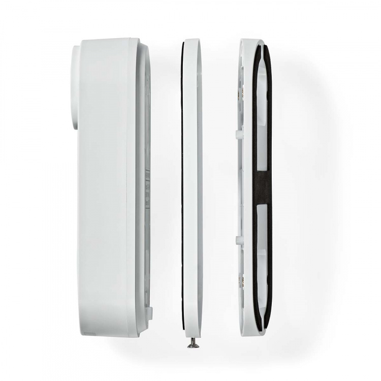 Nedis SmartLife Video Dørtelefon | Strømforsyning | 1536x1536 | Cloud Storage (mulighed) / microSD (ikke inkluderet) / Onvif | IP65 | Med bevægelsessensor | Hvid