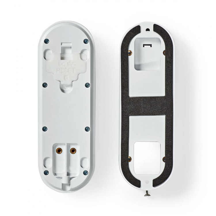 Nedis SmartLife Video Dørtelefon | Strømforsyning | 1536x1536 | Cloud Storage (mulighed) / microSD (ikke inkluderet) / Onvif | IP65 | Med bevægelsessensor | Hvid