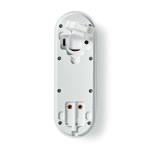 Nedis SmartLife Video Dørtelefon | Strømforsyning | 1536x1536 | Cloud Storage (mulighed) / microSD (ikke inkluderet) / Onvif | IP65 | Med bevægelsessensor | Hvid