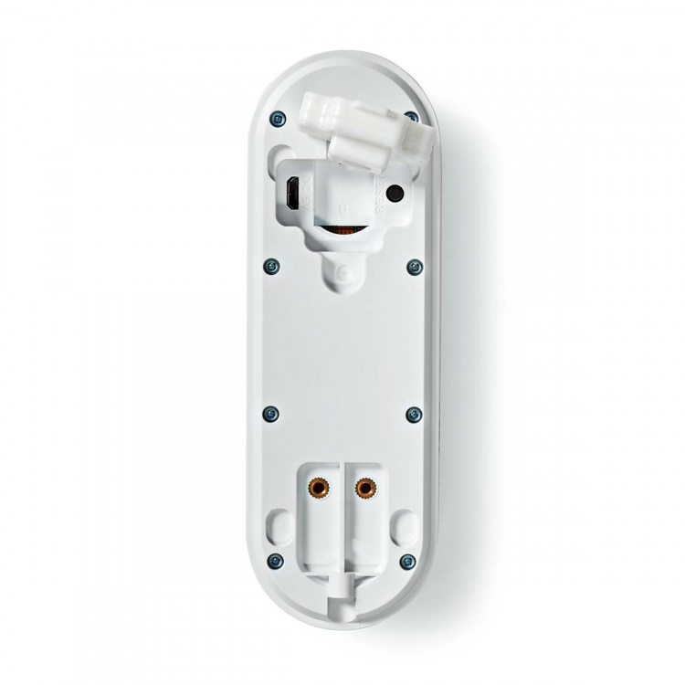 Nedis SmartLife Video Dørtelefon | Strømforsyning | 1536x1536 | Cloud Storage (mulighed) / microSD (ikke inkluderet) / Onvif | IP65 | Med bevægelsessensor | Hvid