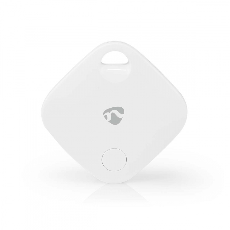Nedis Nøglefinder | Kompatibel med: Apple Find My App | Batteri | 1x CR2032 | Batterier medfølger | Bluetooth® version: 5.1 | Batteri levetid op til: 1 År | Hvid | 1 stk