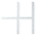 Nedis SmartLife Dekorative Lys | Vægstang | Wi-Fi | RGBIC / Varm Hvid | Android™