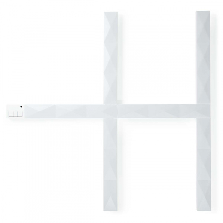 Nedis SmartLife Dekorative Lys | Vægstang | Wi-Fi | RGBIC / Varm Hvid | Android™