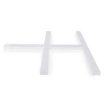 Nedis SmartLife Dekorative Lys | Vægstang | Wi-Fi | RGBIC / Varm Hvid | Android™