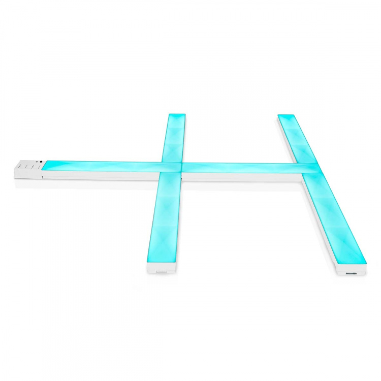 Nedis SmartLife Dekorative Lys | Vægstang | Wi-Fi | RGBIC / Varm Hvid | Android™