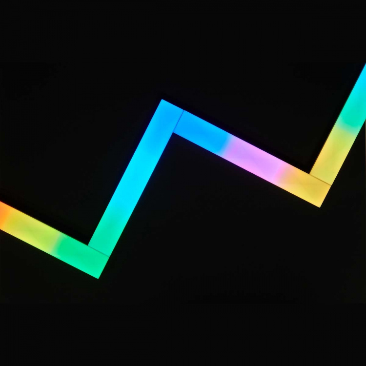 Nedis SmartLife Dekorative Lys | Vægstang | Wi-Fi | RGBIC / Varm Hvid | Android™