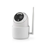 Nedis SmartLife udendørskamera | Full HD 1080p | Pan tilt | IP65 | Maks. batteritid: 5 Måned | Cloud Storage (mulighed) / microSD (ikke inkluderet) | 5 V DC | Med bevægelsessensor | Nattesyn | Hvid Nedis SmartLife udendørskamera | Full HD 1080p | Pan tilt | IP65 | Maks. batteritid: 5 Måned | Cloud Storage (mulighed) / microSD (ikke inkluderet) | 5 V DC | Med bevægelsessensor | Nattesyn | Hvid