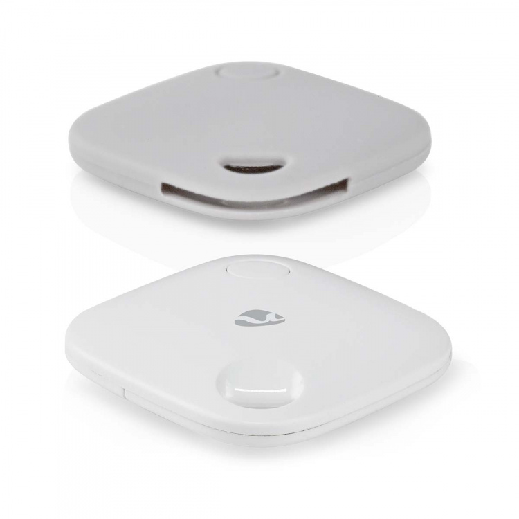 Nedis Nøglefinder | Kompatibel med: Apple Find My App | Batteri | 3x CR2032 | Batterier medfølger | Bluetooth® version: 5.1 | Batteri levetid op til: 1 År | Hvid | 3 stk