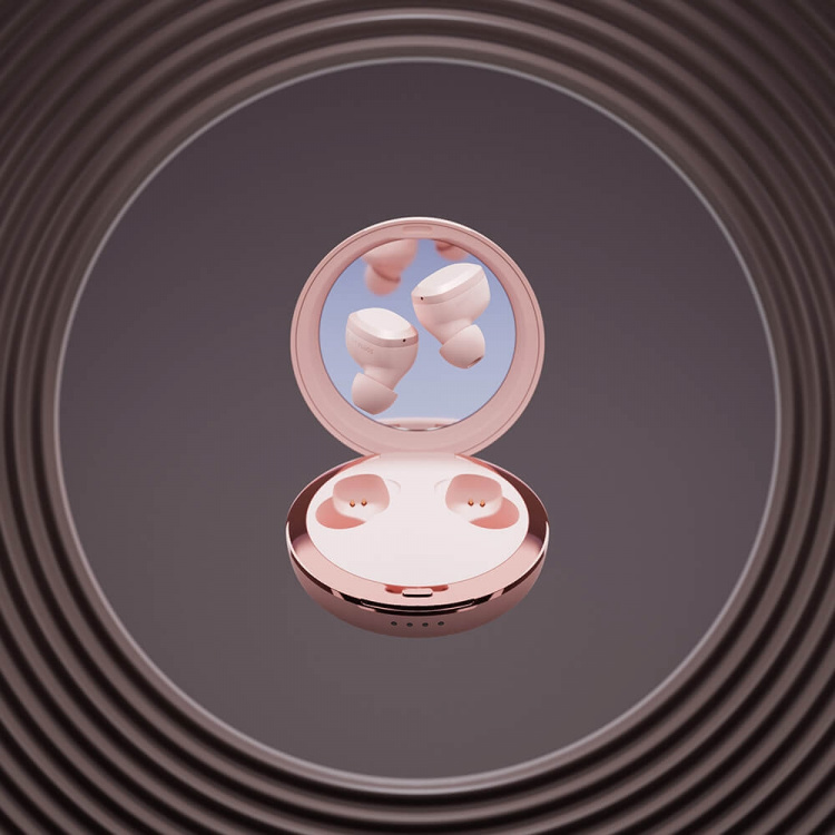 Happy Plugs Høretelefoner ADORE Lyserød