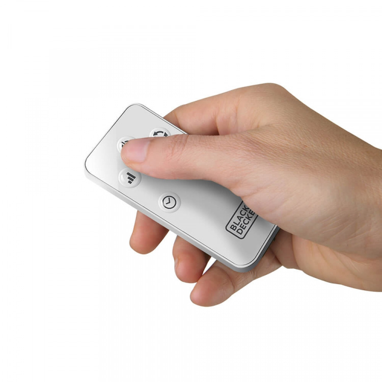 BLACK+DECKER Tårnblæser Hvid 102 cm