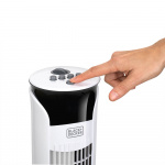 BLACK+DECKER Tårnblæser Hvid 81 cm