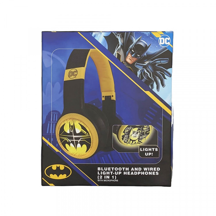 BATMAN Høretelefoner On-Ear Trådløse LED Batman