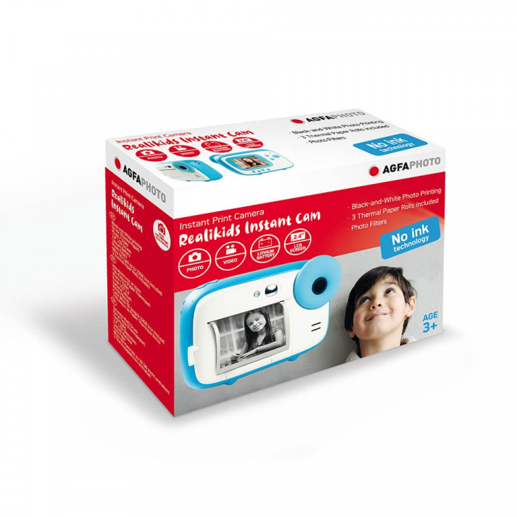 Agfa Instant Print Kamera Realikids Blå