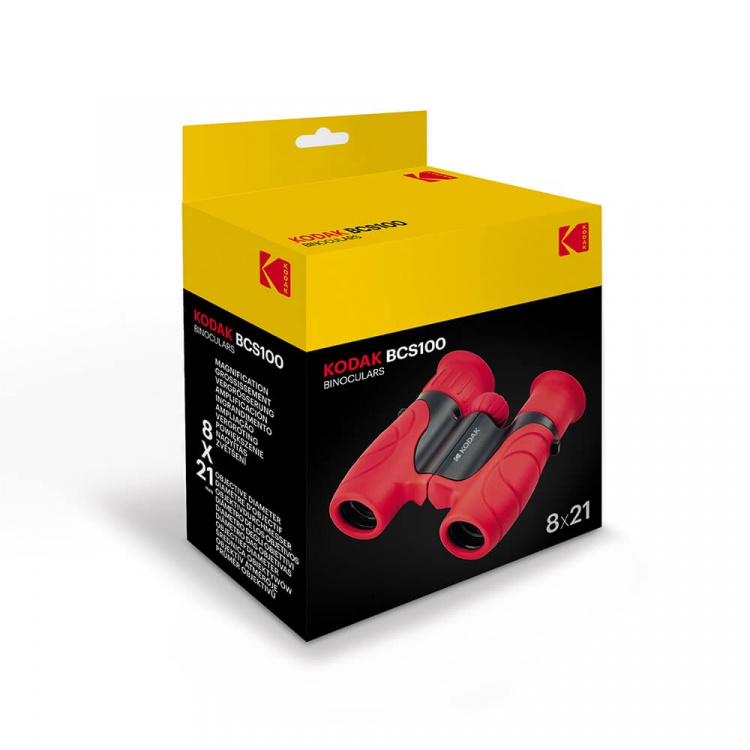 Kodak Kikkert 8 x 21 Børn Rød