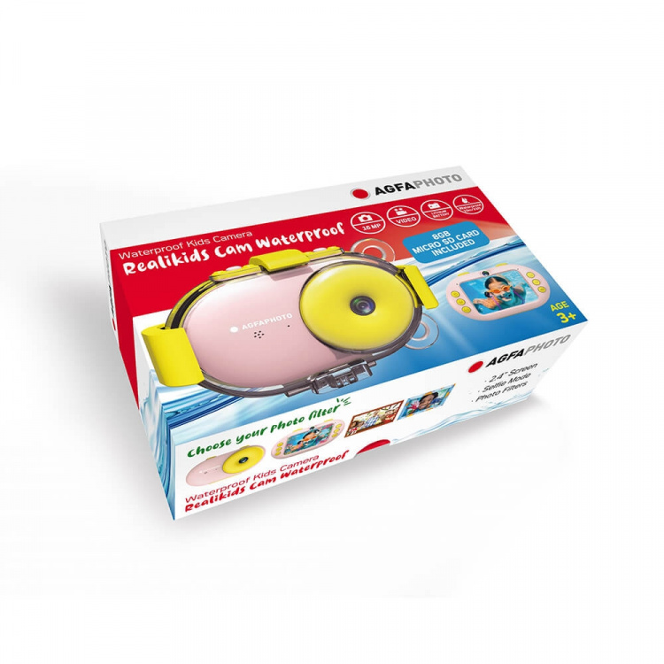 Agfa Digitalkamera Realkids Vandtæt Rosa