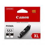 Canon Blæk 6443B001 CLI-551XL Sort