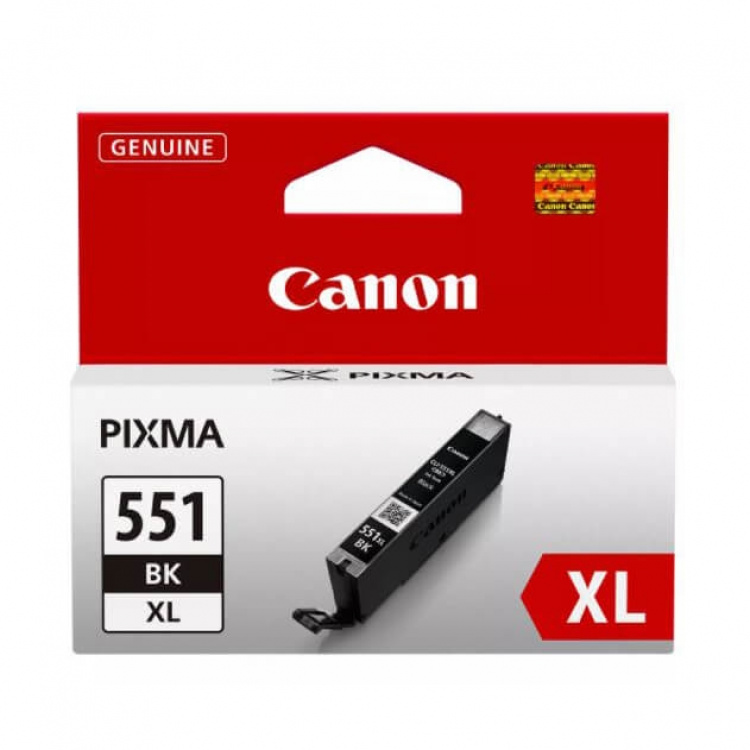Canon Blæk 6443B001 CLI-551XL Sort