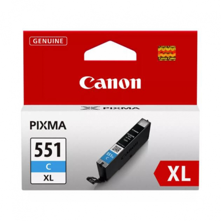Canon Blæk 6444B001 CLI-551XL Cyan