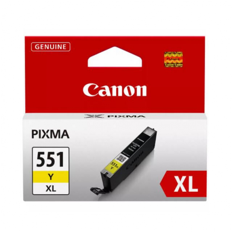 Canon Blæk 6446B001 CLI-551XL Gul