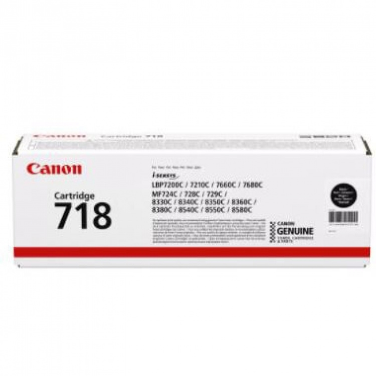 Canon Toner 2662B002 CRG-718 Sort