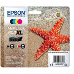 EPSON Blæk Multipak C13T03A64010 603XL Starfish Sort Cyan Magenta Gul EPSON Blæk Multipak C13T03A64010 603XL Starfish Sort Cyan Magenta Gul