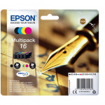 EPSON Blæk Multipak C13T16264012 16 Sort Cyan Magenta Gul