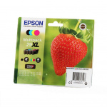 EPSON Blæk Multipak C13T29964012 29XL Strawberry Sort Cyan Magenta Gul EPSON Blæk Multipak C13T29964012 29XL Strawberry Sort Cyan Magenta Gul