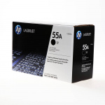 HP Toner CE255A 55A Sort