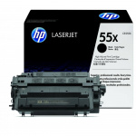 HP Toner CE255X 55X Sort