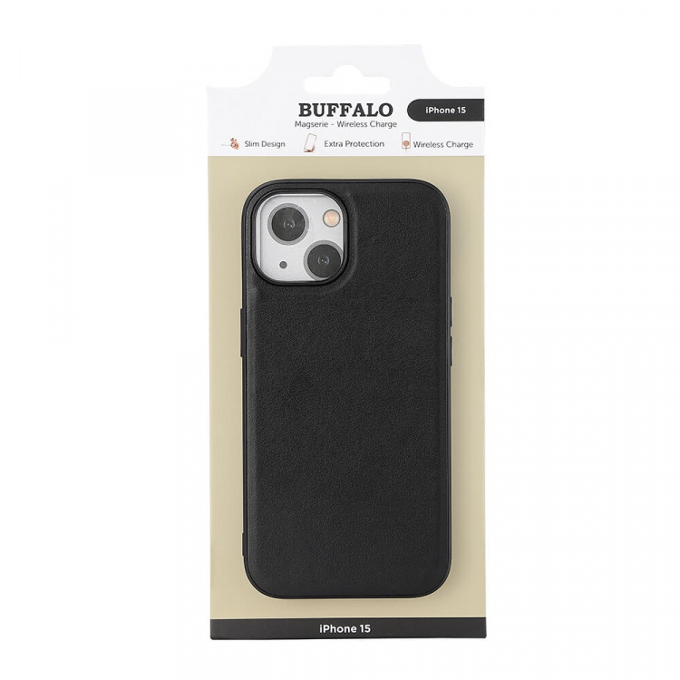 Buffalo Cover PU MagSeries Sort - iPhone 15