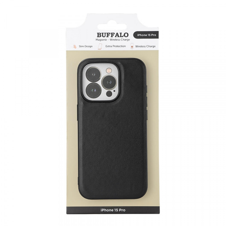 Buffalo Cover PU MagSeries Sort - iPhone 15 Pro
