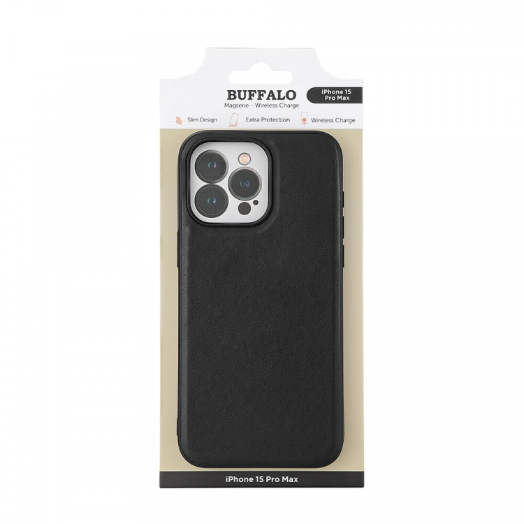 Buffalo Mobilcover PU MagSeries Sort - iPhone 15 Pro Max