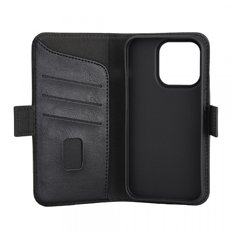Gear Wallet Case 3 kortrum Magseries Sort - iPhone 15 Pro