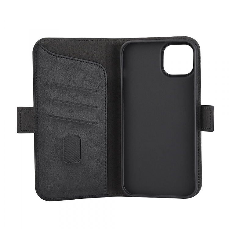 Gear Wallet Case 3 kortrum Magseries Sort - iPhone 15 Plus