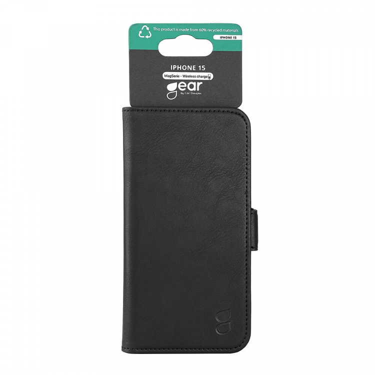 Gear Wallet Case 3 kortrum Magseries Sort - iPhone 13/14/15