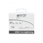 Gear Ladekabel USB-C til Lightning 1m Hvid MFI C94