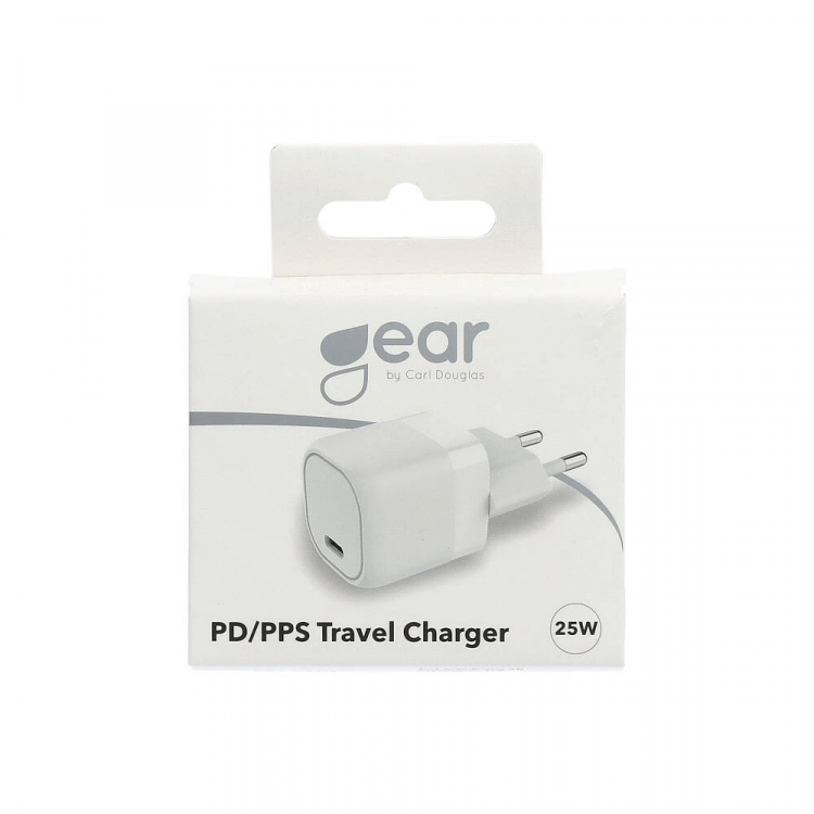 Gear Lader 220V 1xUSB-C PD/PPS 25W Hvid