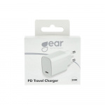 Gear Lader 220V 1xUSB-C PD 20W Hvid