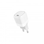 Gear Lader 220V 1xUSB-C PD/PPS 25W, Kabel USB-C-USB-C 1m